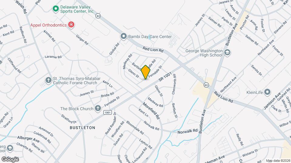 9959 Ferndale St Map and Location Details