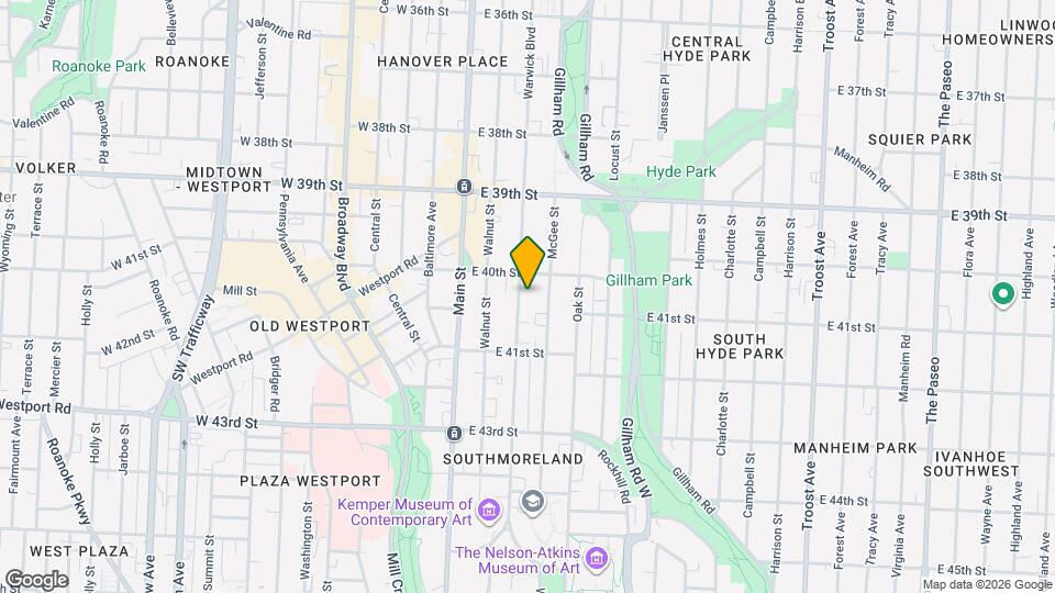 4019 Warwick Blvd, Unit #2 Map and Location Details