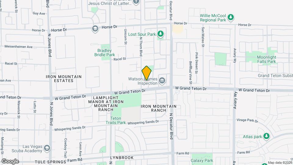 5020 Justice Creek Ave Map and Location Details