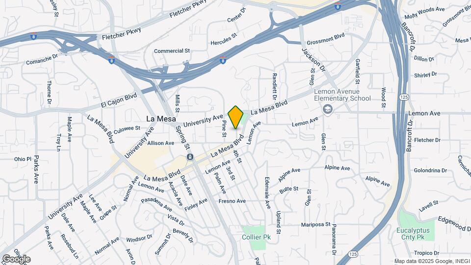 4836 Cypress St Map and Location Details