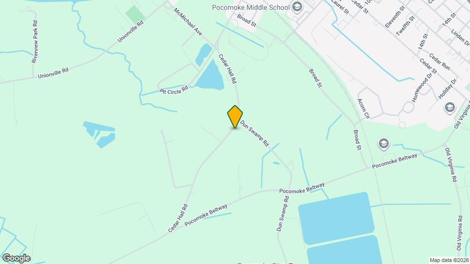 1840 Cedar Hall Rd Map and Location Details