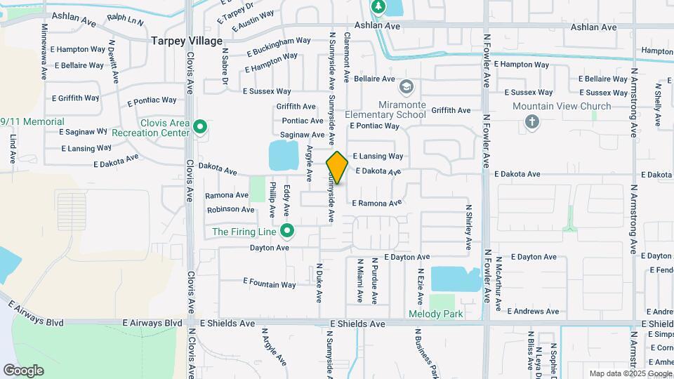 3645 Sunnyside Ave Map and Location Details