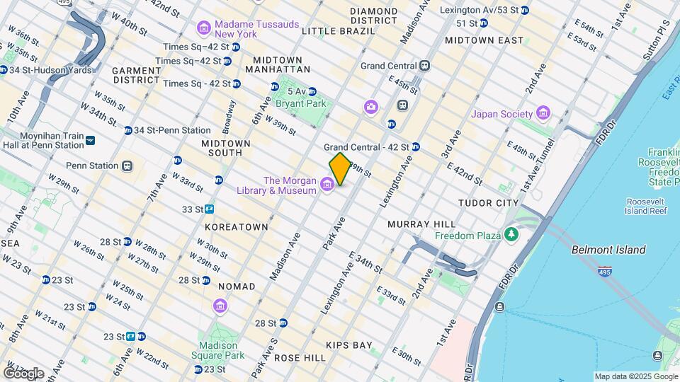 29 E 37th St Map and Location Details