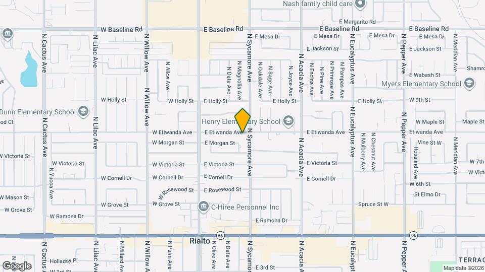 241 E Etiwanda Ave Map and Location Details