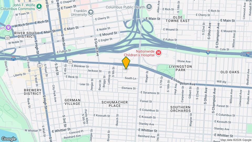 508 Jackson St Map and Location Details