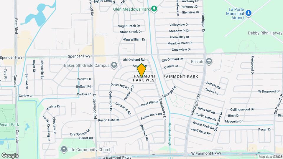 10022 Belfast Rd Map and Location Details