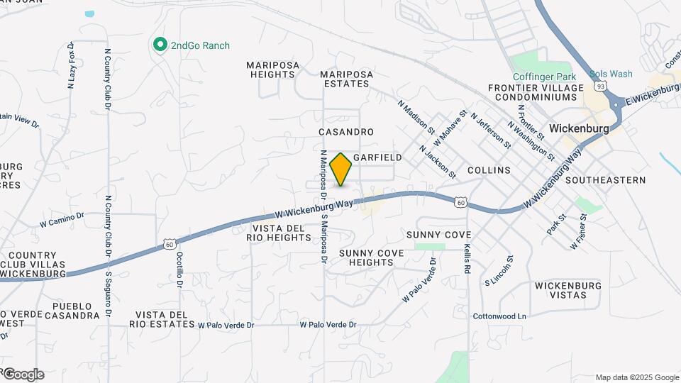 778 W Wickenburg Way Mapa y Detalles de la Ubicación