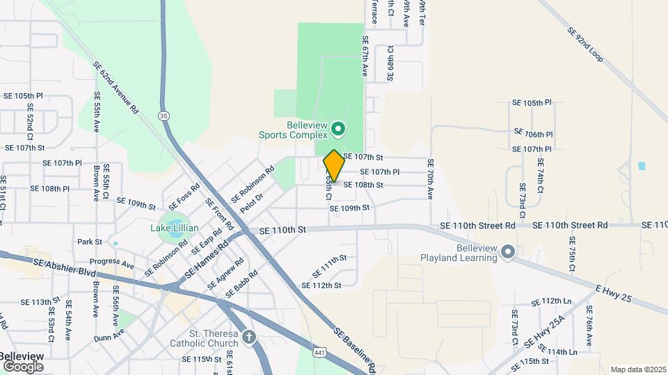 6568 SE 108th Ln Mapa y Detalles de la Ubicación