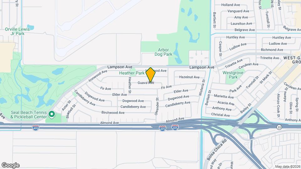 4600 Guava Avenue Mapa y Detalles de la Ubicación