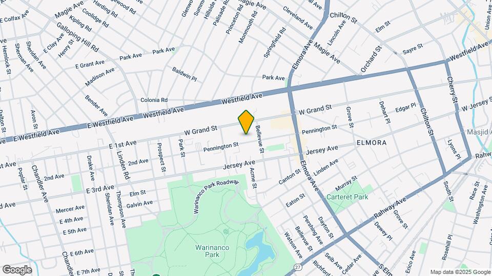 825 Pennington St Map and Location Details
