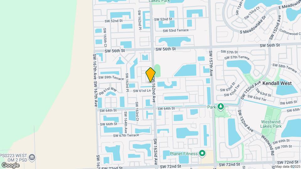 16204 SW 60th Terrace Map and Location Details