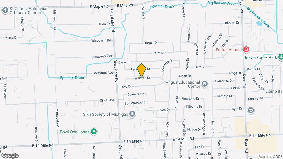 2252 Winston Dr Map and Location Details
