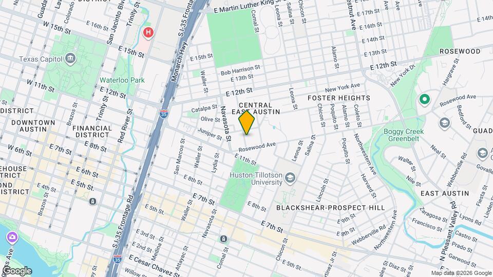 1159 San Bernard St Map and Location Details