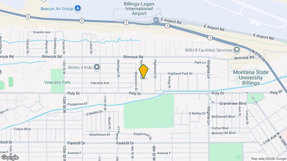 2607 Glenwood Ln Map and Location Details