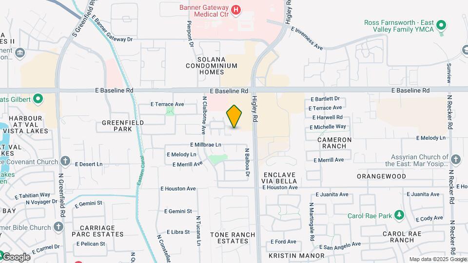 1427 N Thunderbird Ave Mapa y Detalles de la Ubicación