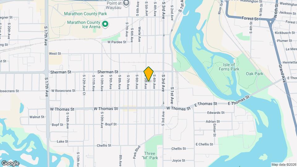 925 S 5th Ave Map and Location Details