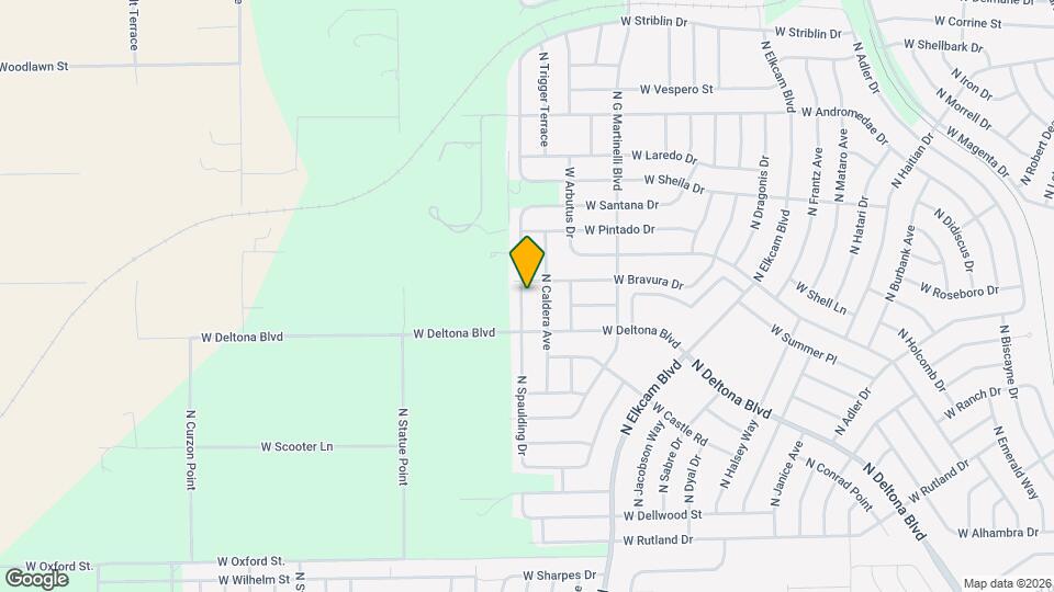 10585 N Spaulding Dr Map and Location Details