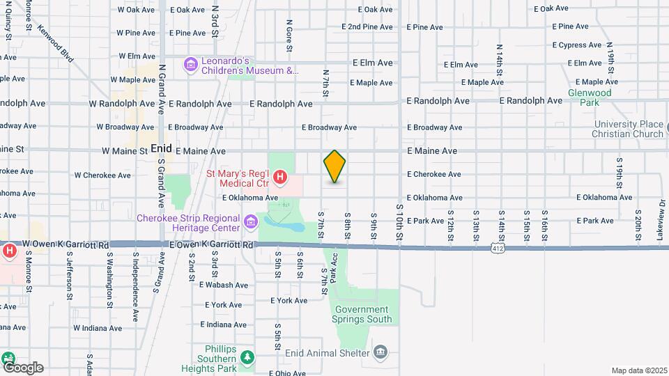 712 E Oklahoma Ave Map and Location Details