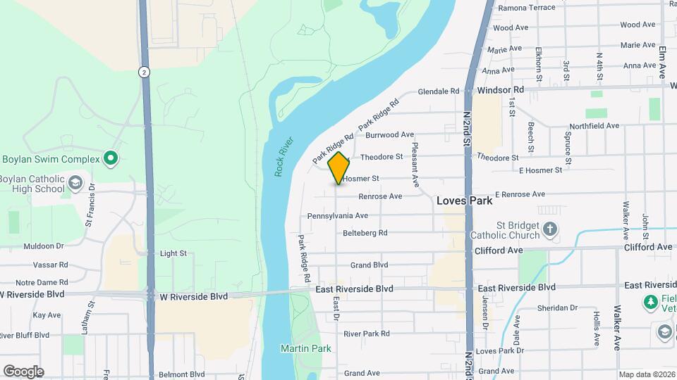 202 Renrose Ave Map and Location Details