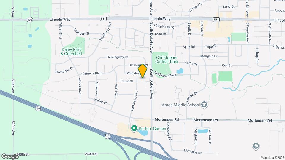 4537 Twain Cir Map and Location Details