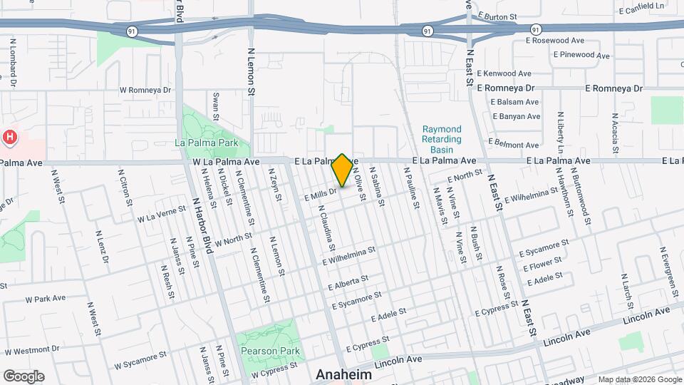 300 1/2-204 1/2 E Mills Dr Map and Location Details