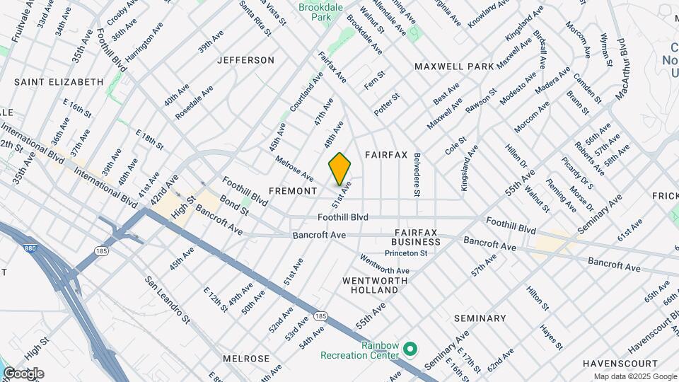 5040 Melrose Ave Map and Location Details