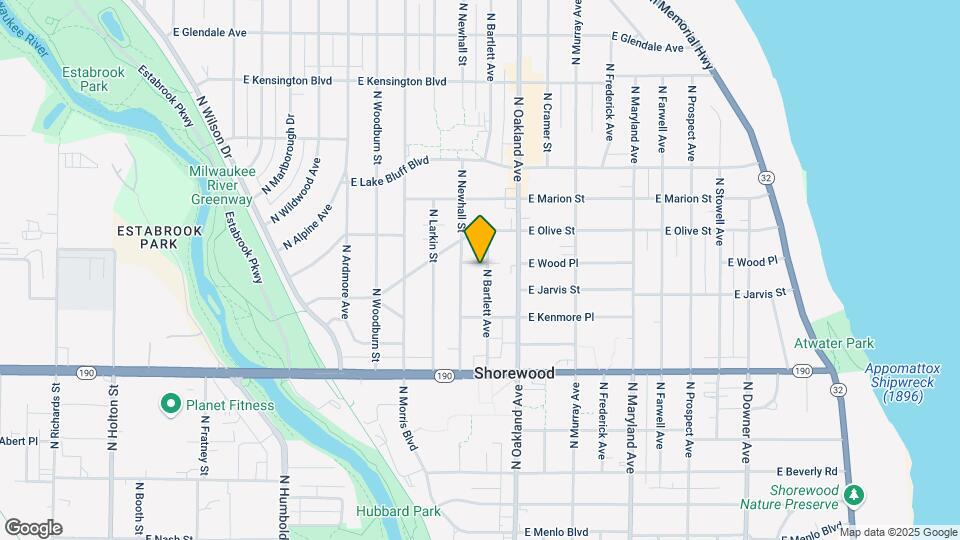 4147-4149-4149 N Bartlett Ave Map and Location Details