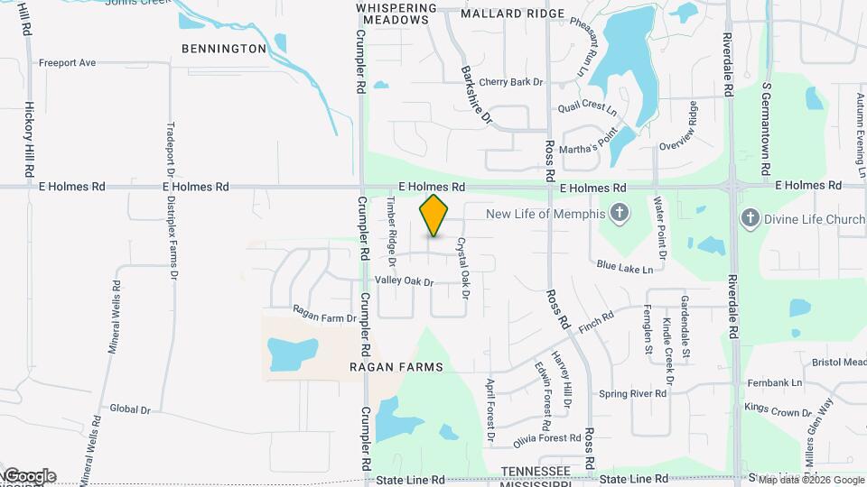 5304 Shady Ridge Dr Map and Location Details