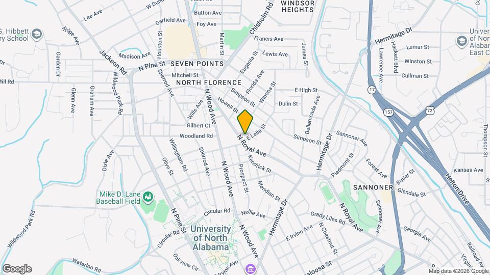 1002 N Royal Ave Map and Location Details