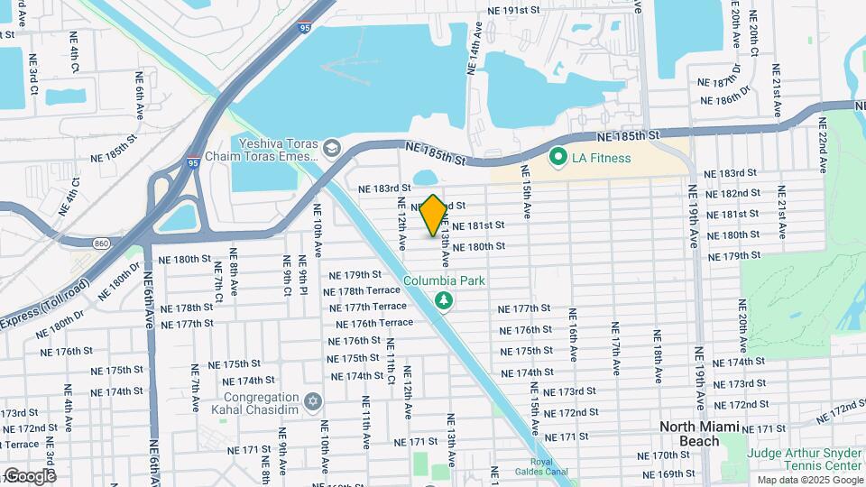 1279 NE 180th St Map and Location Details