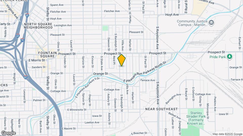 1209 S Randolph St Map and Location Details