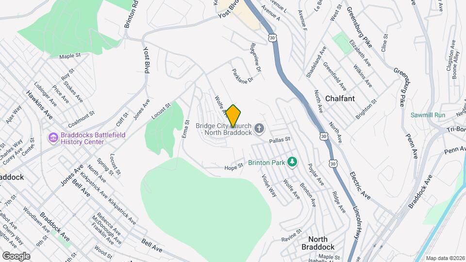 North Braddock Heights Housing Map and Location Details