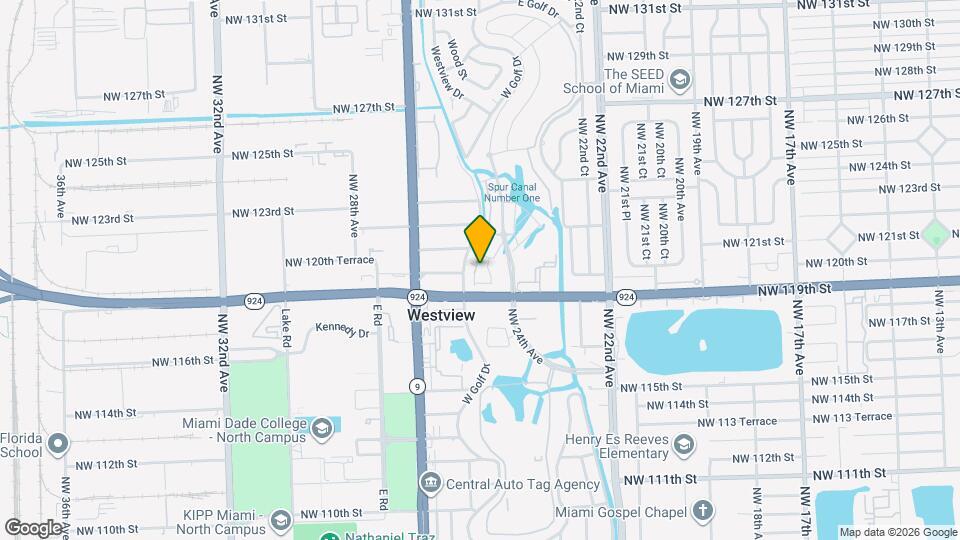 12023 NW 24th Pl Map and Location Details