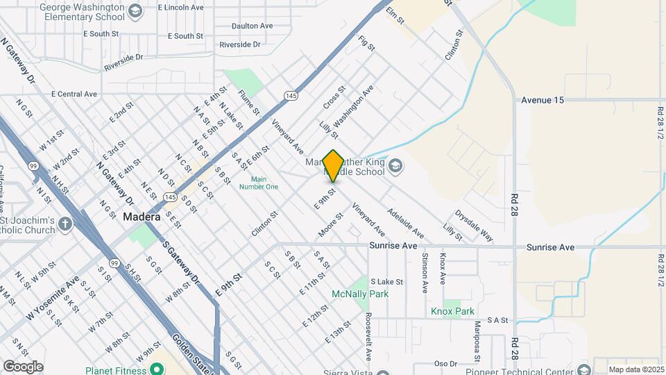 426 Vineyard Ave Map and Location Details