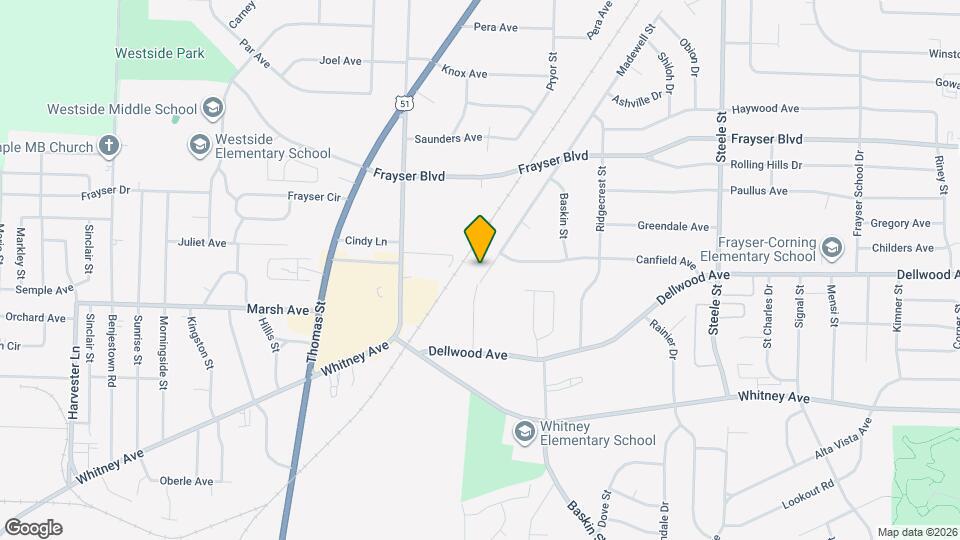 3205 Madewell St Map and Location Details