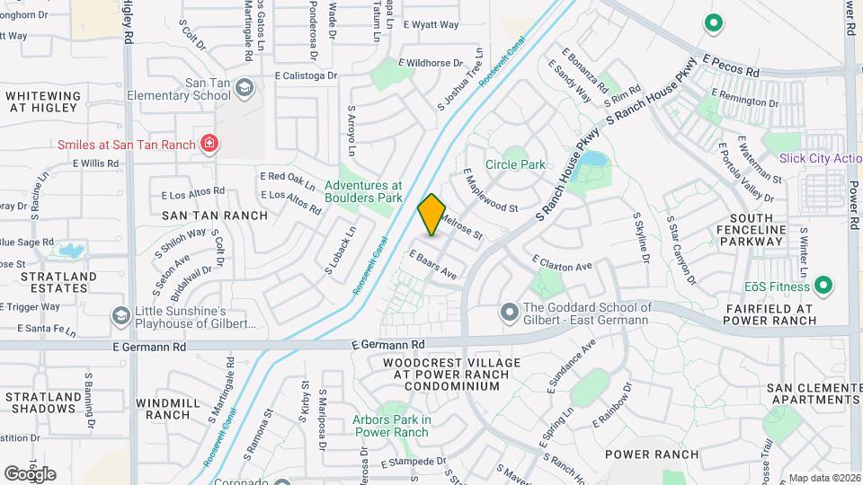 3860 E Battala Ave Map and Location Details