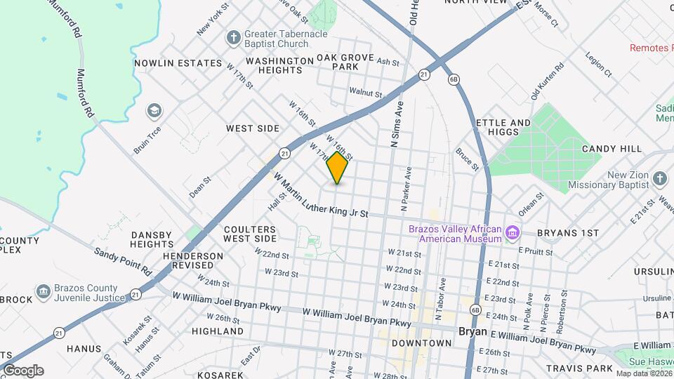 909 N Randolph Ave Map and Location Details
