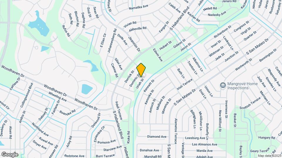 3789 Uriah St Map and Location Details