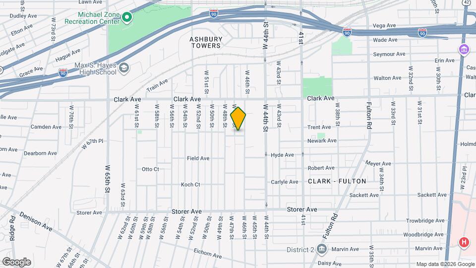 4628 Oakley Ave Mapa y Detalles de la Ubicación