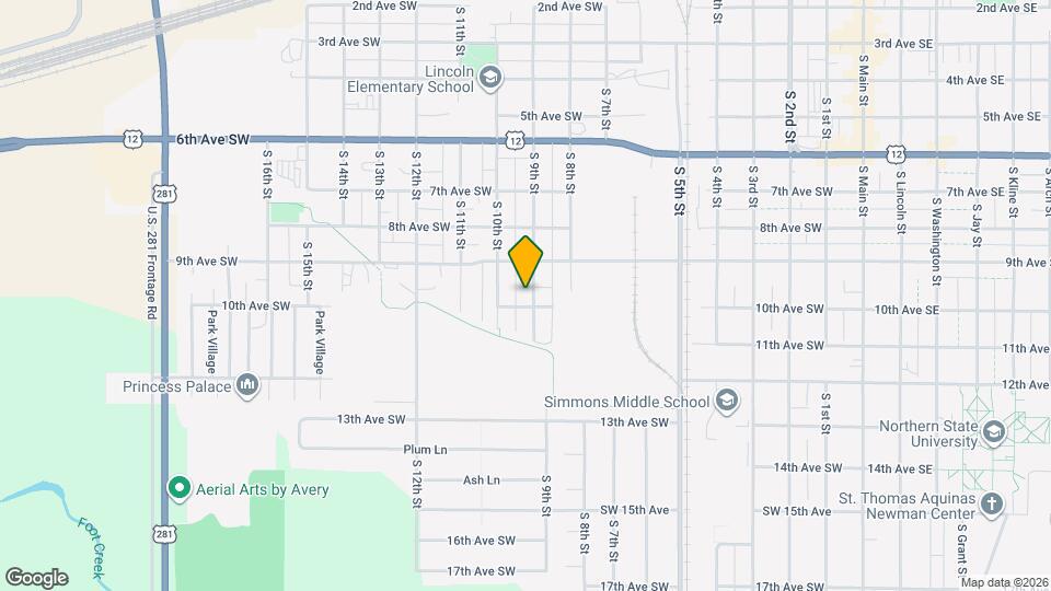 928 S 9th St Map and Location Details