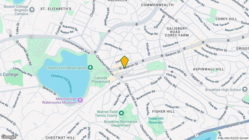 1915 Beacon St, Unit 9 Map and Location Details