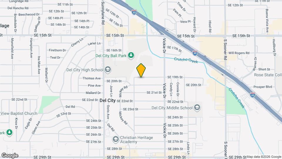 4516 SE 19th St Map and Location Details