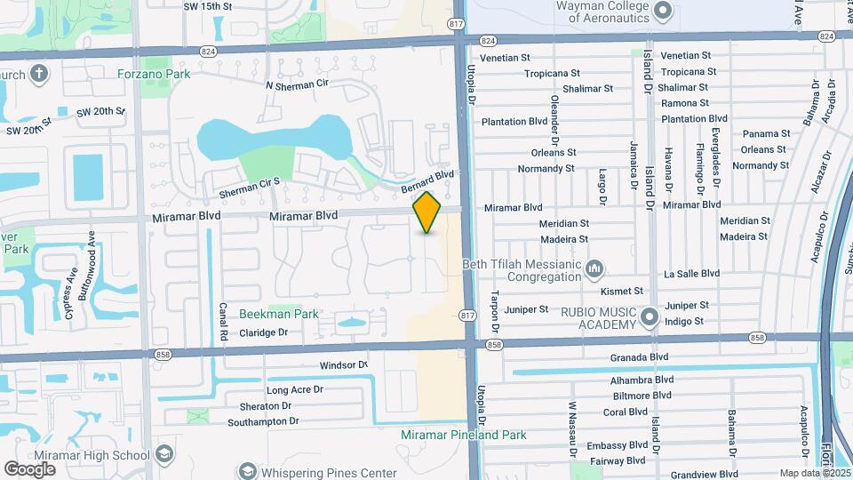 2615 SW 81st Ter Map and Location Details