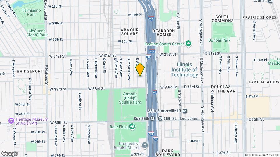 3227 S Wells St, Unit 2 Map and Location Details