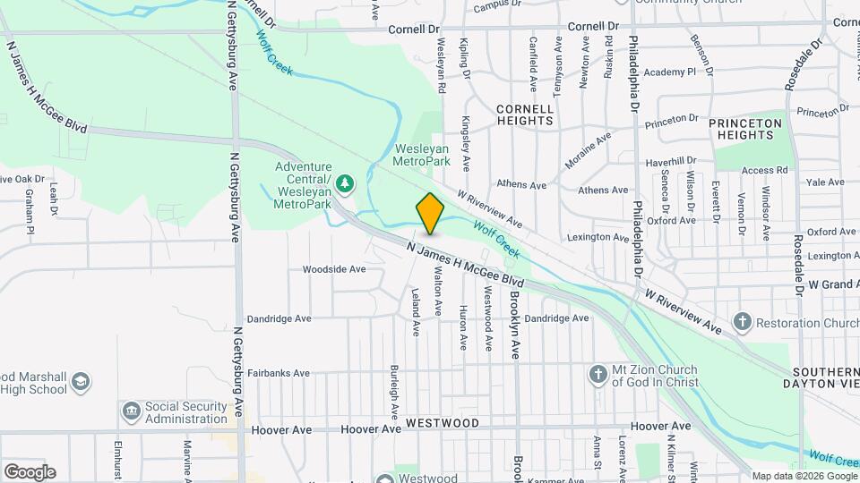 1808 N James H McGee Blvd, Unit Unit D Mapa y Detalles de la Ubicación