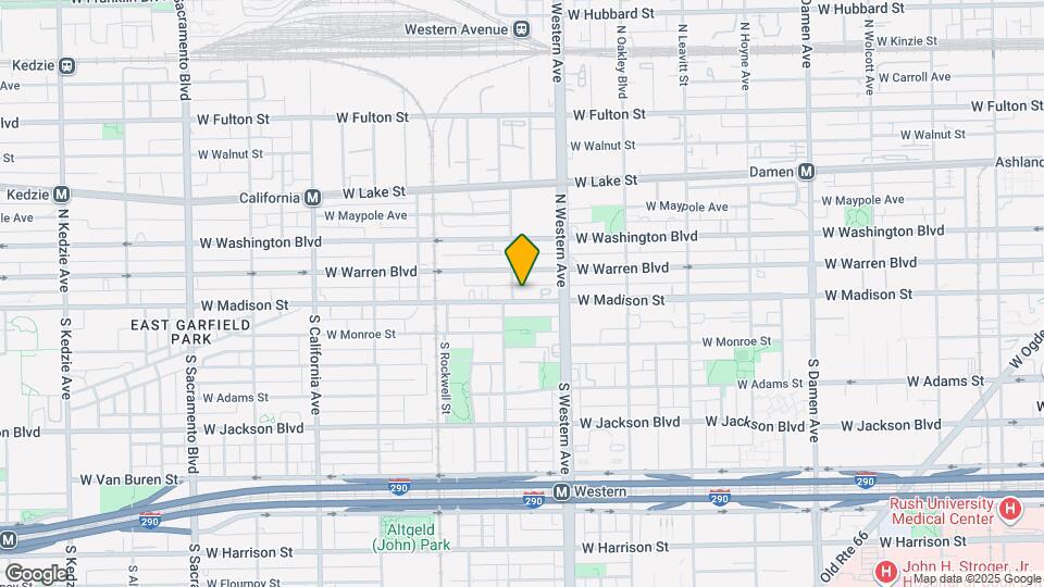 2440 W Madison St Map and Location Details