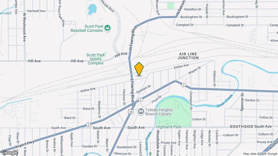 1932 Airline Ave Map and Location Details