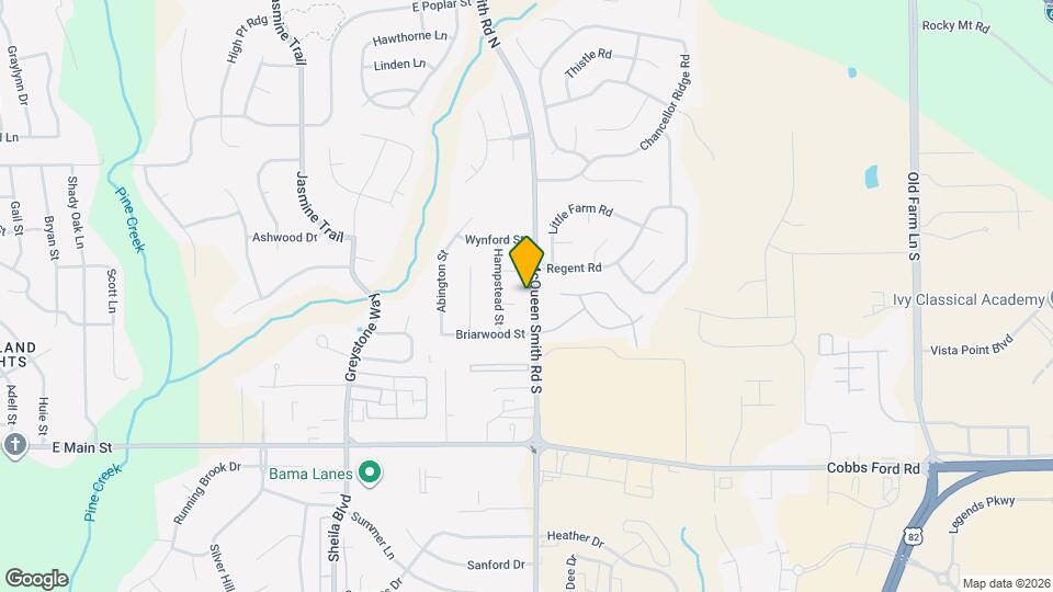 1805 Hampstead Ct Map and Location Details