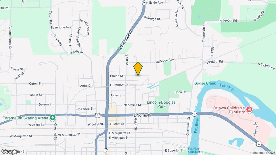 307 Prairie St Map and Location Details