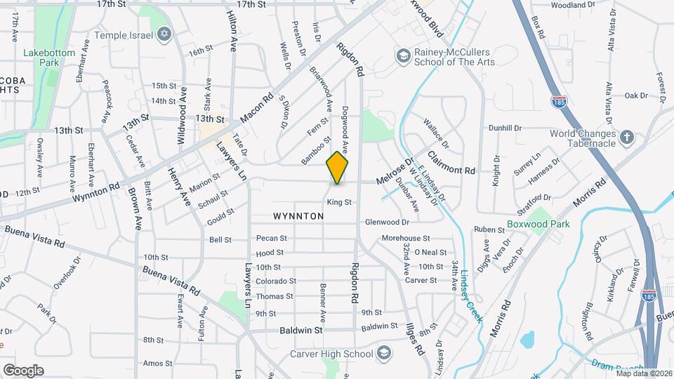 1122 Briarwood Ave Map and Location Details